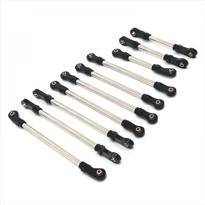 GFEJVDBI Upgraded Metal Connecting Rod for 1/10 Scale RC Cars Compatible with R1001 R1002 R1003(Black)