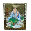 DMtse Chinese Feng Shui Protection Amulet Card for Avalokitesvara Kwan Yin Guanyin Riding On Green Color A Dragon for Good Luck Auspicious Success and Protection view 3