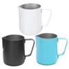 2x 600ML Stainless Steel Milk Frothing Pitcher for Latte Art, Espresso, and Cappuccino, Black view 1