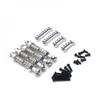 GFEJVDBI Metal Upgrade 4PCS External Spring Shock Bracket Compatible with 1/12 MN D91 D96 MN98 99S RC Car Parts(Silver) view 1