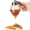 getuse 200ml Honey Syrup Dispenser Jar with Thumb Lever, Acrylic Kitchen Storage Container, Includes Stand view 1