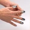 4 PCS Stainless Steel Adjustable Finger Guard Protector for Cooking Slicing Chopping view 4