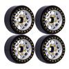 4pcs Aluminum 1.9 Beadlock Wheel Hub Rim for 1/10 RC Crawler Car SCX10 Pro TRX4 Capra RC4WD Redcat VS4-10 Gen8 LCG Spare Part (Silver) view 1