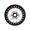 4pcs Aluminum 1.9 Beadlock Wheel Hub Rim for 1/10 RC Crawler Car SCX10 Pro TRX4 Capra RC4WD Redcat VS4-10 Gen8 LCG Spare Part (Silver) view 2