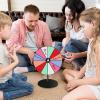 12 Slots Prize Wheel - Table Prize Wheel Spinner | Spining Wheel | Heavy Duty Base With Dry Erase Marker For Customization, Perfect For Trade Shows, Carnivals, Home Parties, Raffles, Games, Event Priz view 2