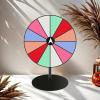 12 Slots Prize Wheel - Table Prize Wheel Spinner | Spining Wheel | Heavy Duty Base With Dry Erase Marker For Customization, Perfect For Trade Shows, Carnivals, Home Parties, Raffles, Games, Event Priz view 3