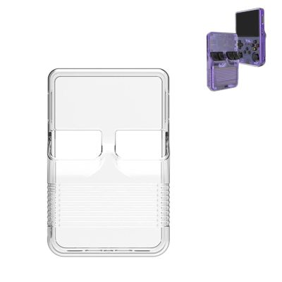 for R36S Silicone Protective Case,Transparent Case for R36S Retro Handheld Game Console,Anti-Scratch Washable Silicone Case for R36S Handheld Game Console Accessories (Transparent)