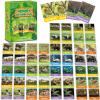 gisgfim 100 PCS Memory Matching Games Spanish English Bilingual Animal Memory Matching Games Educational Game for Kids and Adults A Fun & Fast Animal Game Toddlers Preschool Family Board Gift view 1