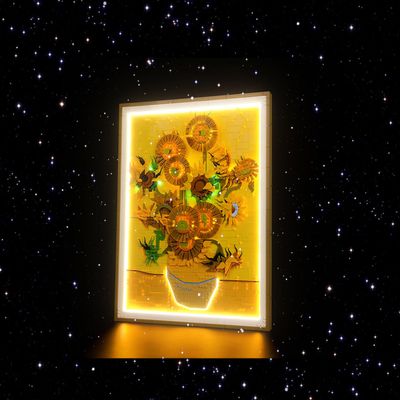 Brick Shine Light Kit for Vincent Van Gogh Sunflowers 31215(Model Set is not Included) (Classic)