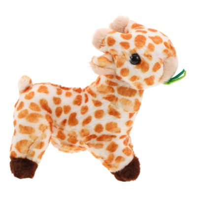 Abaodam Giraffe Plush Shoulder Riding Toy Adorable Stuffed Animal Accessory for Birthdays Christmas and Cosplay Events Soft and Realistic Design for Ages
