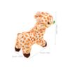 Abaodam Giraffe Plush Shoulder Riding Toy Adorable Stuffed Animal Accessory for Birthdays Christmas and Cosplay Events Soft and Realistic Design for Ages view 2
