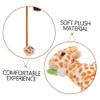 Abaodam Giraffe Plush Shoulder Riding Toy Adorable Stuffed Animal Accessory for Birthdays Christmas and Cosplay Events Soft and Realistic Design for Ages view 3