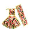 MATA Rani Dress 5 Inches l Lehanga Patka with Embroidery Work l Poshak for Durga MATA Devi Ji for Navratri Special Pack of 3 view 3