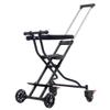 HBJWOV Removable Two-Stage Adjustment, Piece Retractable, Portable and Foldable Children's Simple Tricycle Four-Wheel Baby Stroller view 1