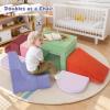 Lischwert Foam Climbing Blocks for Toddlers 1-3, Soft Play Set with Crawling Exploration Toys, Indoor Outdoor Infant Safe Blocks for Baby Gym Toddler Playground view 2