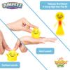 IPIDIPI TOYS Jumpeez LED Emoji Rocket Poppers  24-Pack Light Up Spring Launcher Toys, Easter Basket Stuffers for Kids, Birthday Party Favors, Easter Egg Fillers, Kids Valentines Day Gifts for School view 2
