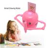 Drawing Robot with 100 Learning Word Cards for Kids, Interactive Educational Drawing Robot for Kids, Automatic Drawing Toy for Children Aged 5 and Above (Rosy Red) view 2