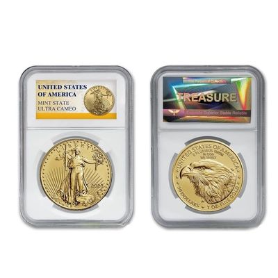 2024 American Eagle Coin Liberty Replica Uncirculated Gold-Plated Coin 1oz Uncirculated Commemorative Coin (2023 Year)