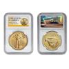 2024 American Eagle Coin Liberty Replica Uncirculated Gold-Plated Coin 1oz Uncirculated Commemorative Coin (2024 Year) view 1