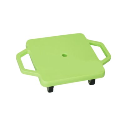 harayaa Kids Scooter Board Indoor Scooter Sitting Board Rollers Casters Handles Proprioception Training Coordination Development Suitable for, Green