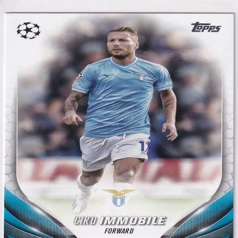 Topps Chrome UCC 2023/24 Ciro Immobile Trading Card