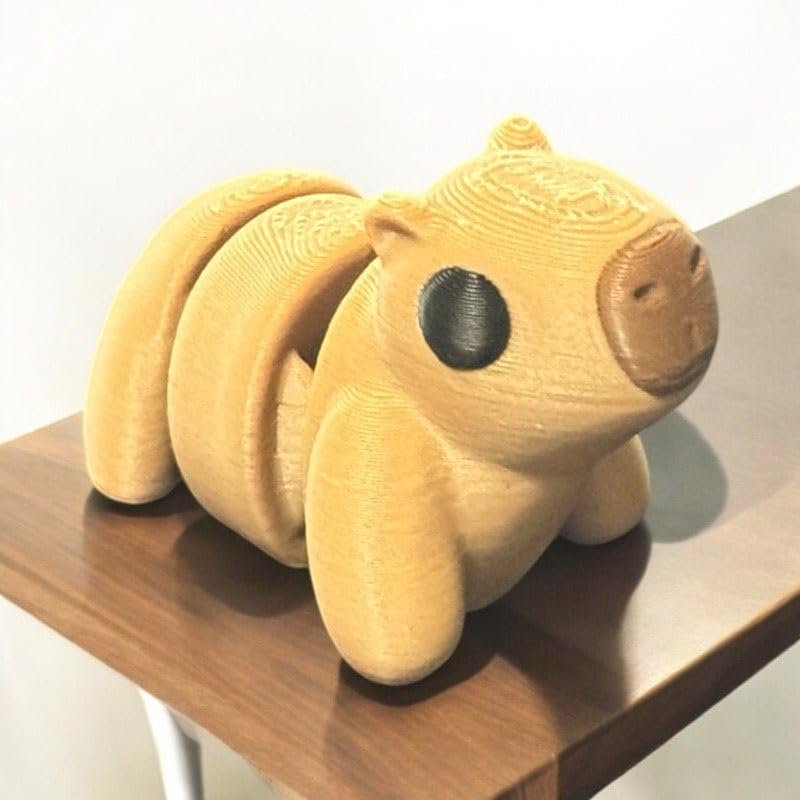 Articulated Capybara (a) | Home Dcor and Office Desk Toys | Autism, ADHD, Sensory | 3D Printed Gift
