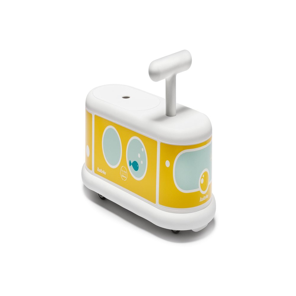 Italtrike La Cosa Ride On Toy for Toddlers & Kids, Indoor & Outdoor Use, Safe Design, Sturdy 360-Degree Child-Safe Wheels, Features Storage Compartment, 1-6 Years, Made in Italy (Sottomarino)