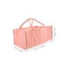 Abaodam Large Capacity Diaper with Versatile Compartments for Organized Essentials Portable Nursery Storage Bin for Diapers and Wipes for Showers Go Parents view 2