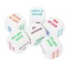 Abaodam 6pcs Unique Drinking Dice Game Fun Acrylic Dice for Parties Bars and Ktv Easy to Learn Rolling Game for Great for Enhancing Party Atmosphere view 1
