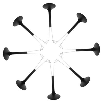 Abaodam 10pcs Adjustable Doll Display Stands for Scale Figures Sturdy Metal Support Bracket Figures and Collectibles for Exhibitions and Home Decor