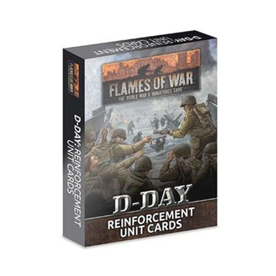 Battlefront Miniatures D-Day - Reinforcement Unit Cards