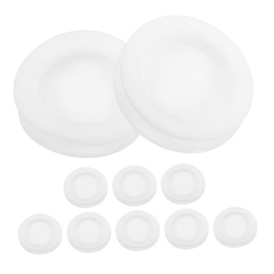 Abaodam 10pcs Rubber Piggy Bank Stoppers Round Closure Covers for Money Saving Boxes and Easy to Install Inner Versatile Fit for Various Containers