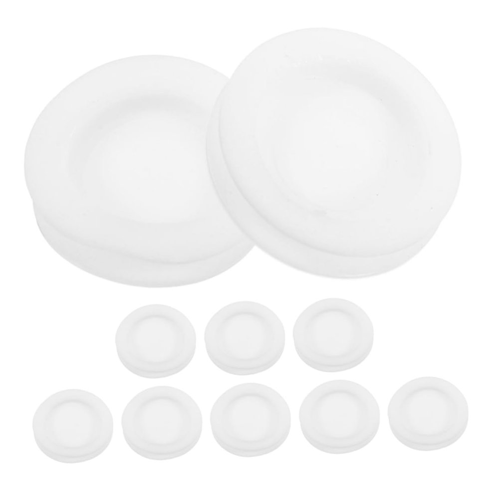 Abaodam 10pcs Rubber Piggy Bank Stoppers Round Closure Covers for Money Saving Boxes and Easy to Install Inner Versatile Fit for Various Containers