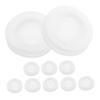 Abaodam 10pcs Rubber Piggy Bank Stoppers Round Closure Covers for Money Saving Boxes and Easy to Install Inner Versatile Fit for Various Containers view 1