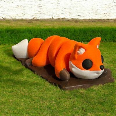 Articulated Fox | Home Dcor and Office Desk Toys | Autism, ADHD, Sensory | 3D Printed Gift