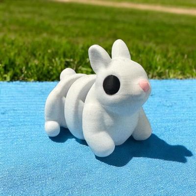 Articulated Bunny (c) | Home Dcor and Office Desk Toys | Autism, ADHD, Sensory | 3D Printed Gift