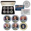 2025 Living Presidents Signature Series JFK Half Dollar 5-Coin Set & Bonus Coin with Display Box view 1