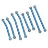 Aluminum Alloy HIGH Clearance RC Rod Linkage KIT Light Weight for TRAXXAS 1/18 4M RC CAR (Blue) view 3