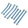 Aluminum Alloy HIGH Clearance RC Rod Linkage KIT Light Weight for TRAXXAS 1/18 4M RC CAR (Blue) view 4