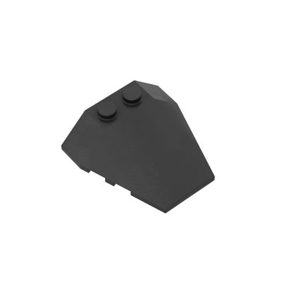 Gobricks 48933 Wedge Sloped 4X4 Triple, No Stud Notches, Black, 10 pcs