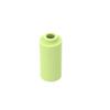Gobricks GDS-1574 71075 Brick Round 1X1X1 2/3, Yellowish Green, 50 pcs view 1