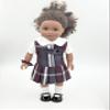 18 inch Doll Outfit-School Plaid Jumper Include Blouse and Hair Accessory/Add on Option: Sock and Shoe (Doll is not Included) (Zip Jumper Only, Plaid 91) view 2