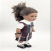 18 inch Doll Outfit-School Plaid Jumper Include Blouse and Hair Accessory/Add on Option: Sock and Shoe (Doll is not Included) (Zip Jumper,Sock,Shiny Black Shoe, Plaid 91) view 4