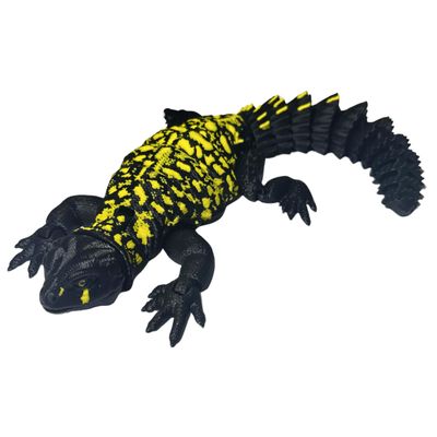 3D Printed Realistic Uromastyx with Articulating Limbs, Movable Tail, and Functional Jaw  Lifelike Collectible Reptile Model - 13" Long - Spiny Tailed Lizard