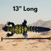 3D Printed Realistic Uromastyx with Articulating Limbs, Movable Tail, and Functional Jaw  Lifelike Collectible Reptile Model - 13" Long - Spiny Tailed Lizard view 4