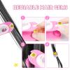 kidzkube Hair Gem Stamper Kit, Bling Hair Jewels for Girls Toys, Hair Styling Tool with Reusable Shining Diamonds, Birthday Gifts Toys for Girls Ages 3 4 5 6 8-12 (Pink) view 2