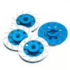 4Pcs Aluminum Wheel Rim Brake Disc Box 12mm Hex Adapter for 3Racing Sakura D4 AWD RWD 1/10 RC Drift Car Accessories(Blue) view 1
