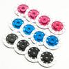 4Pcs Aluminum Wheel Rim Brake Disc Box 12mm Hex Adapter for 3Racing Sakura D4 AWD RWD 1/10 RC Drift Car Accessories(Blue) view 2