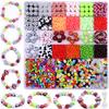 2480pcs Sports Ball Polymer Clay Beads Charms for Friendship Bracelets Making Kit Cute Fun Beads DIY Arts Crafts Birthday Gifts for Kids Girls Baseball Basketball Soccer Rugby Volleyball Football Bead view 1