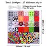 2480pcs Sports Ball Polymer Clay Beads Charms for Friendship Bracelets Making Kit Cute Fun Beads DIY Arts Crafts Birthday Gifts for Kids Girls Baseball Basketball Soccer Rugby Volleyball Football Bead view 2